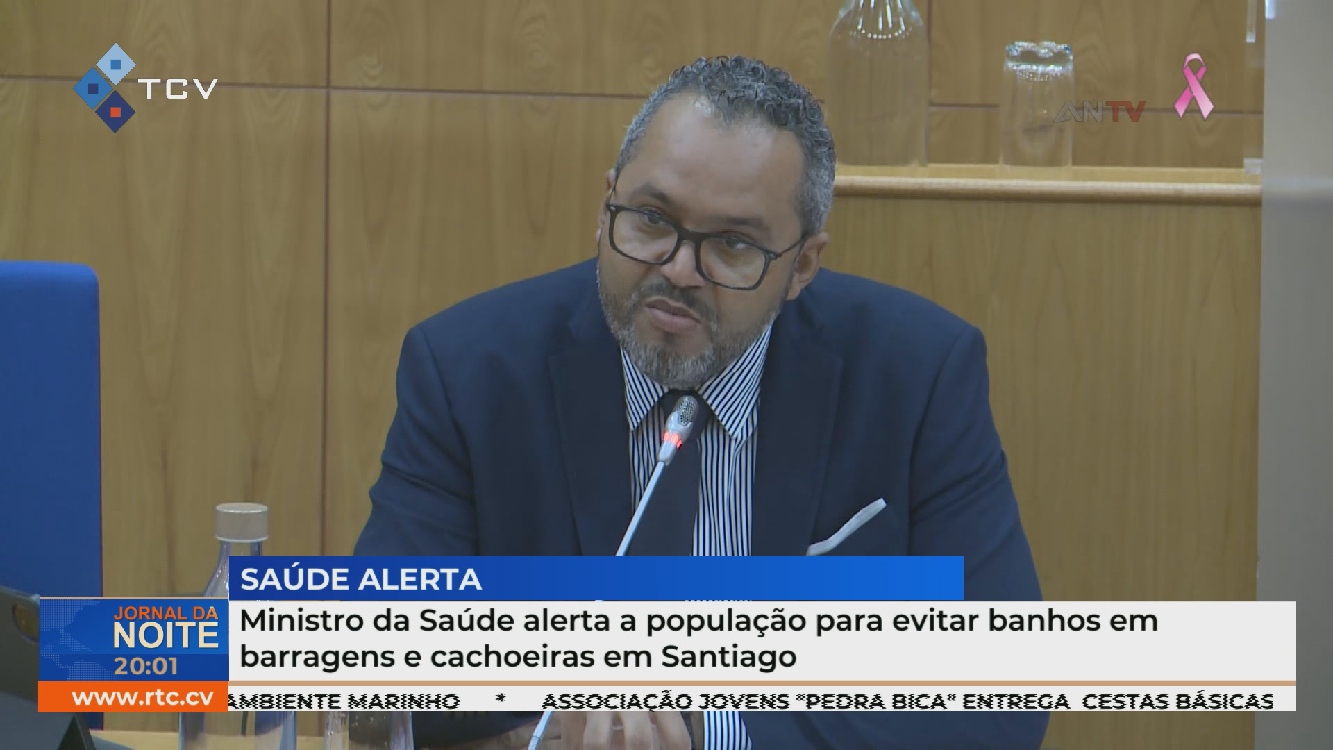 Ministro da Saúde alerta a população para evitar banhos em barragens e cachoeiras em Santiago.  Lucio Fernandes anuncia medidas para conter o aumento de casos de esquistossomose em São Miguel